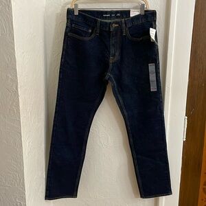 OLD NAVY Men's Slim Built-In-Flex Jeans Size  32X30 in Dark Wash